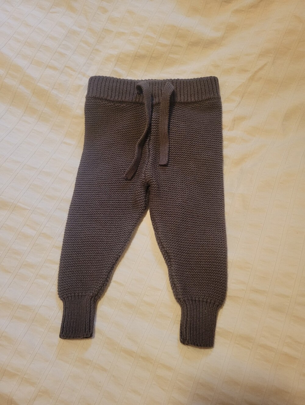 Jamie Kay Knit Joggers in Charcoal Gray 0-3 Months - NWOT